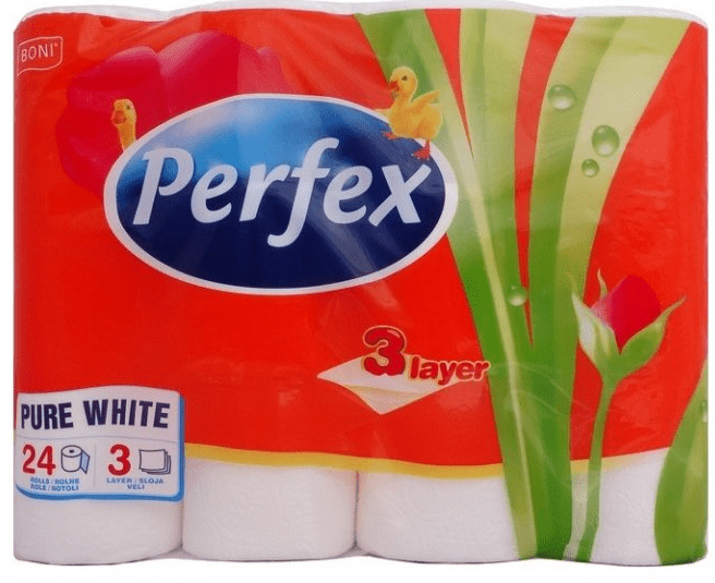 Perfex Plus toaletný papier, 3 vrstvy - 24 ks